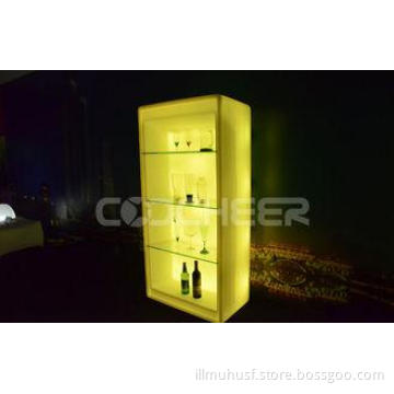 Multi Function Led Bar Furniture Table And Wine Bottle Disp